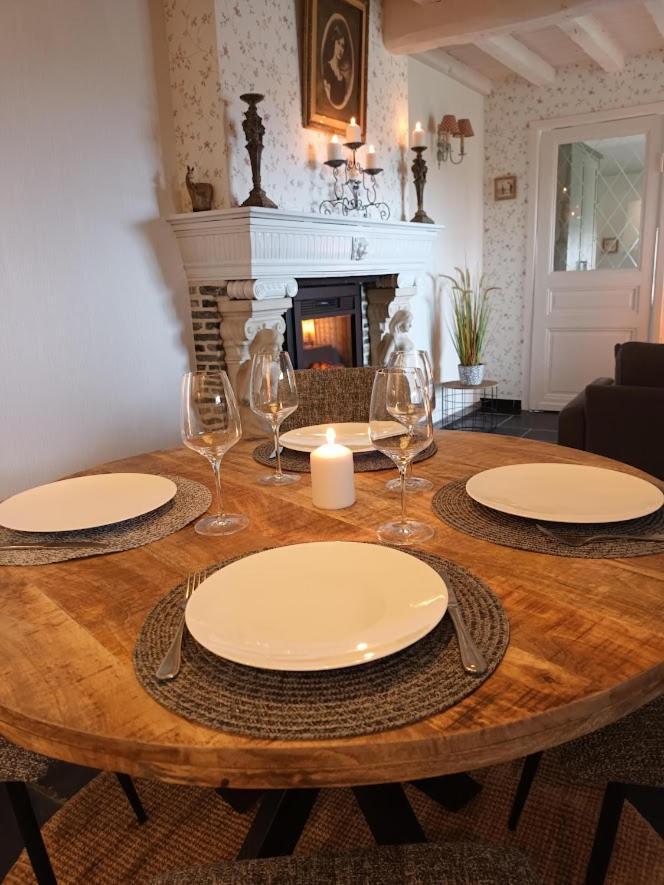 DE LANDSHOEVE vakantiewoningen en privé wellness Zwalm Esterno foto